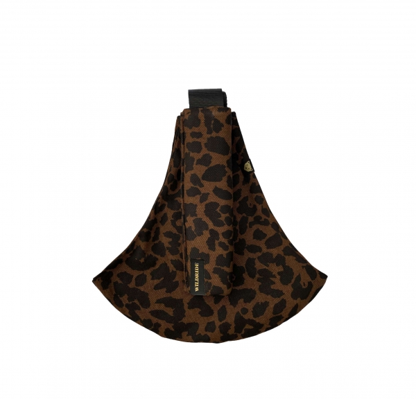 Wildride Kindertrage Print Leopard Braun