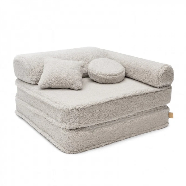 Meowbaby Kinder-Spiel-Sessel Bearly - taupe