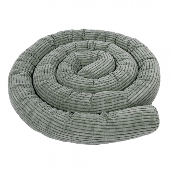 MeowBaby Bettschlange Cord, 4 m - Ästhetik olive