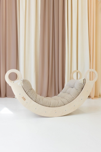 BabyWood Wippkissen Special S - Soft Taupe | 80x40 cm