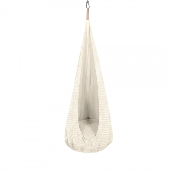 MeowBaby Hängesessel Cocoon Ästhetic Cord - ecru/beige