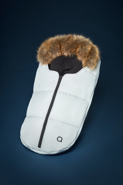 ANEX Baby Winterfußsack WOM 0+ | light gray