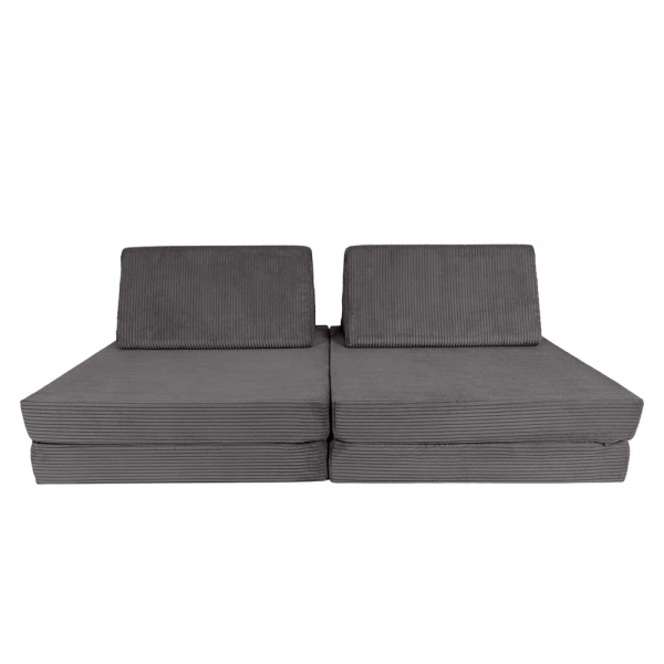 Design4Kids Spielsofa Cord Mini Grande Classic - smokey taupe
