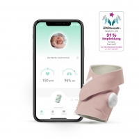 Owlet Smart Sock 3 Baby Monitor - dusty rose