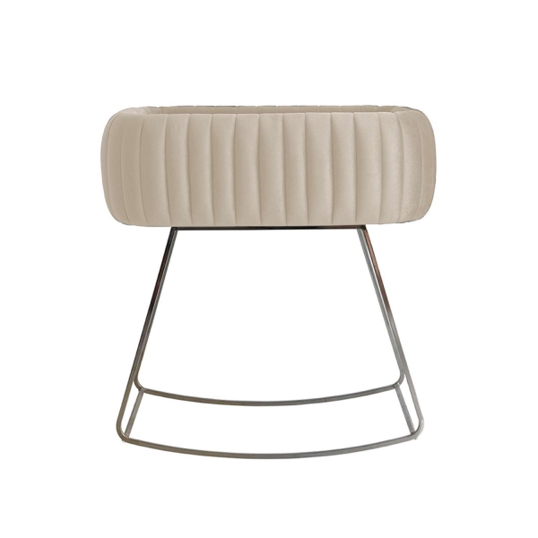 JABARI Babywiege Cornella - Beige/Silber