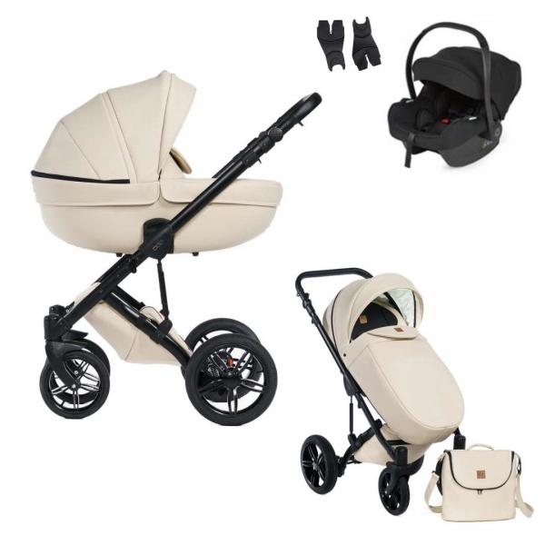 DADA PRAMS Kombikinderwagen 3 in 1 MAX 500 almond milk