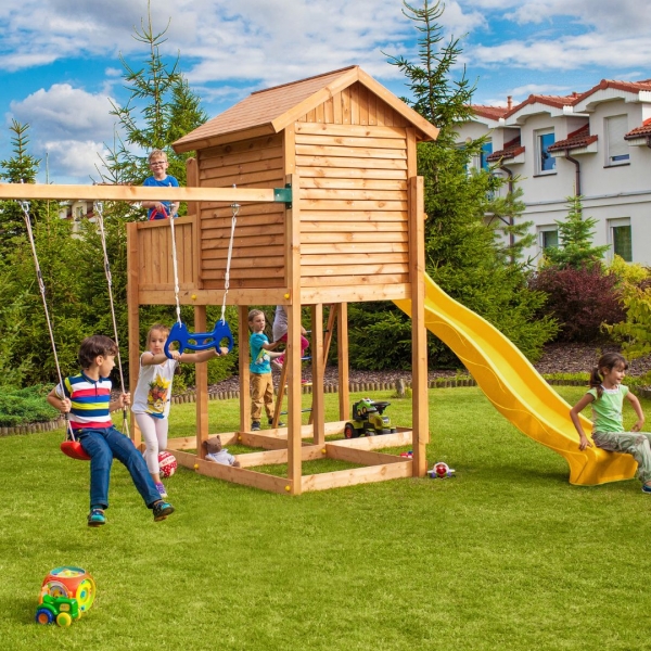 FUNGOO My Side Move+ - Klettergerüst mit Rutsche