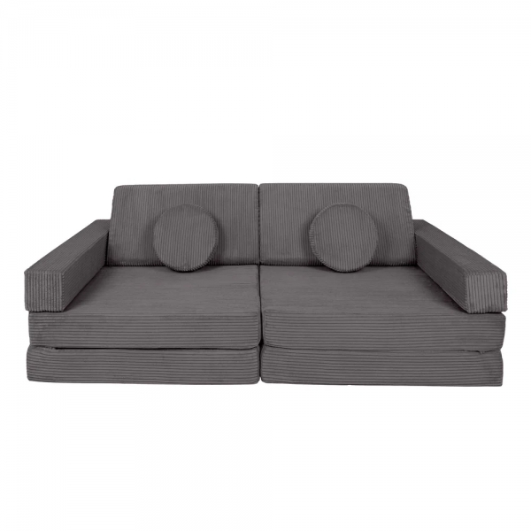 Design4Kids Spielsofa Cord Mini Grande - smokey taupe