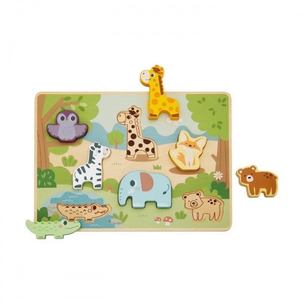 BusyKids Kinder-Puzzle-Sortiere aus Holz &quot;Tiere&quot;