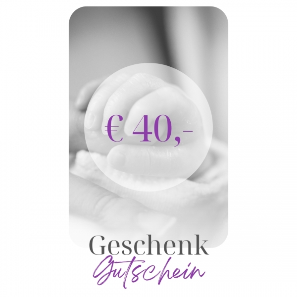 Geschenkgutschein 40 EUR