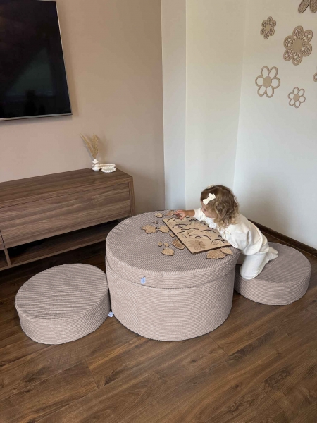 MiMii Schaumspielset Donut 83x34cm Cord misty rose