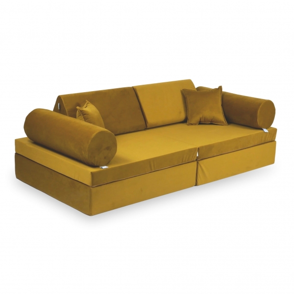 MiMii Spielsofa Komfort Velvet - shiny gold