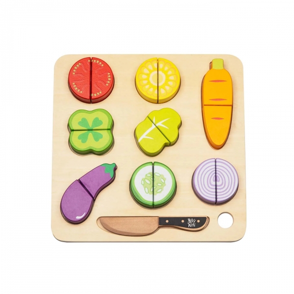 BusyKids Kinder-Gemüsesortierer aus Holz