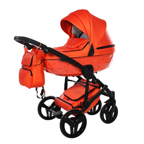 JUNAMA Kombi Kinderwagen DIAMOND S-CLASS 04 2.0 - blood orange