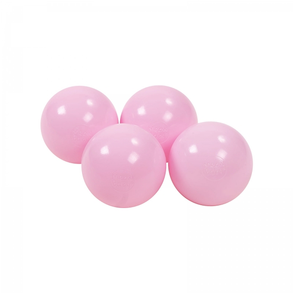 MeowBaby Ballset 50 Bälle 7 cm - pastelpink