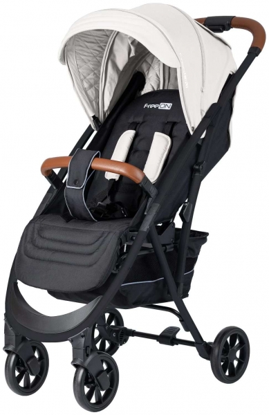 FreeON Buggy LUX premium light grey | Gestell schwarz