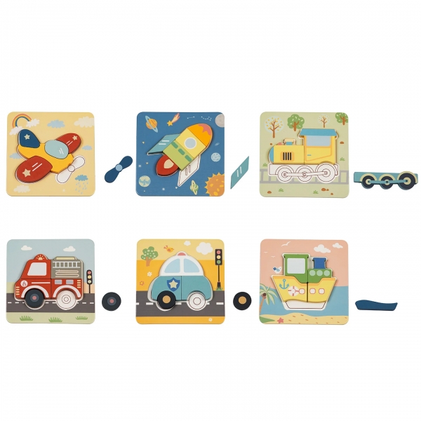 BusyKids Puzzle-Set &quot;Transport&quot;