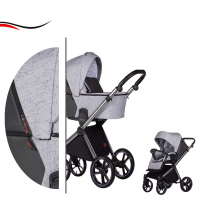 Baby Merc Kombikinderwagen 2 in 1 Mango ltd. ML205 titan grau - 10-teilig