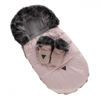 JUNAMA IGLOO Set pink | Winterfußsack inkl. Handmuff