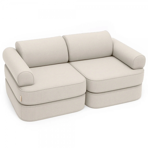 MeowBaby Outdoor Mini Spielsofa Outzy - Oat Blush Beige