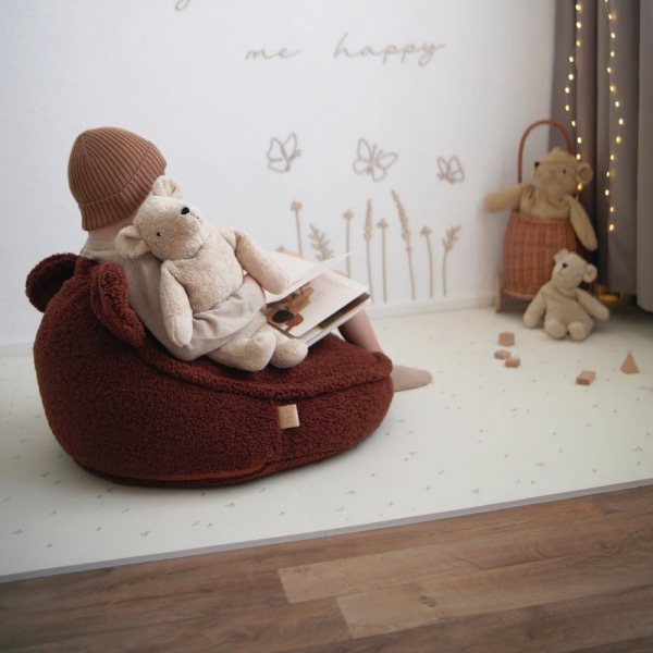 MeowBaby Sitzsack Bearly Bär - chocolate