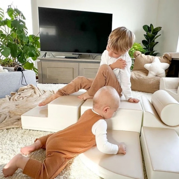 IGLU Softbausteine Spielset Explorer - Weiß/beige