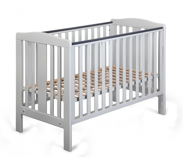 YappyKids Babybett YappyQu 60x120 cm - Light Grey