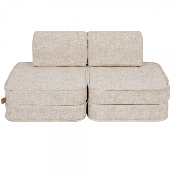MeowBaby Spielsofa Mini Basic Tangle - Marshmallow beige