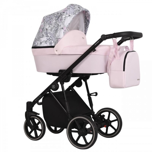 KUNERT Kombikinderwagen MOLTO Premium 01 - rosé/flower
