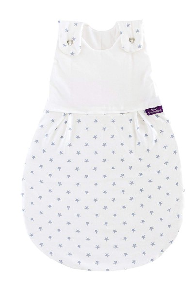 TRÄUMELAND Babyschlafsack Sternchen Blau Gr. 56/62