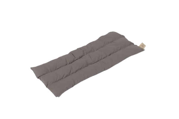 LIBAMARA Schafwoll-Matratze 80x30cm für Federwiegen - lichtgrau