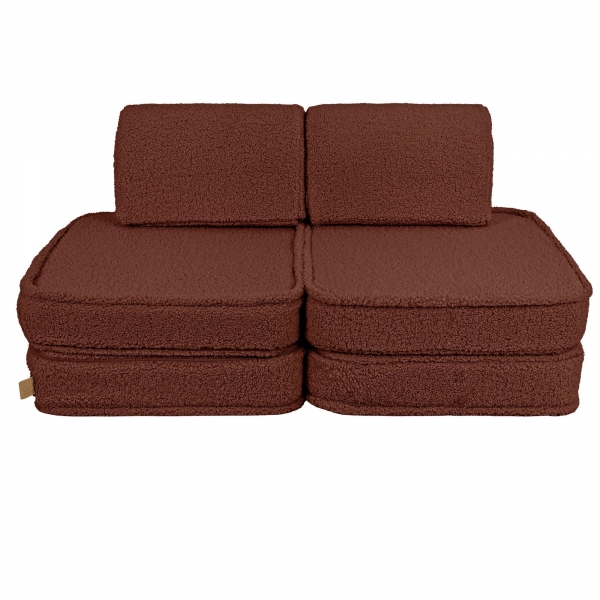 MeowBaby Spielsofa Mini Basic Bearly - braun
