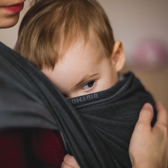Didymos Babytragetuch Doubleface anthrazit Gr.7
