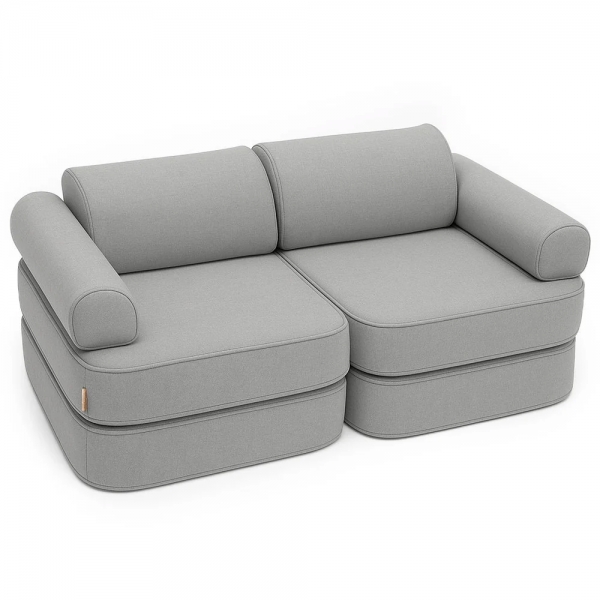 MeowBaby Outdoor Mini Spielsofa Outzy - Feather Fog Gray