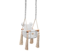 BabySteps Kinderschaukel Velvet Swing - Icegray