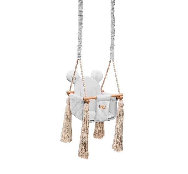 BabySteps Kinderschaukel Velvet Swing - Icegray