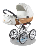 ZEKIWA Korbkinderwagen NATURE Noblesse Pearl White