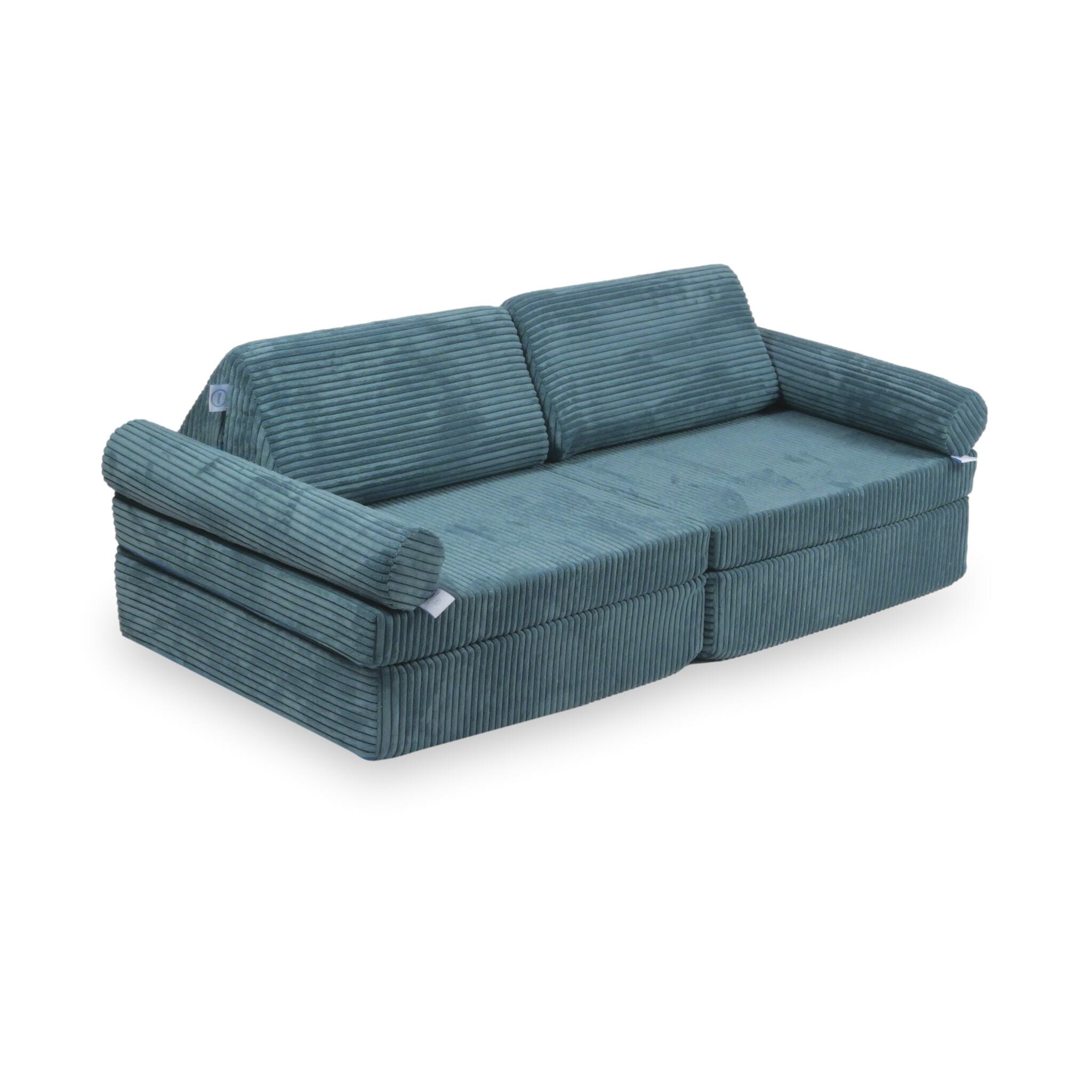 MiMii Spielsofa Mini Komfort Cord smoky blue