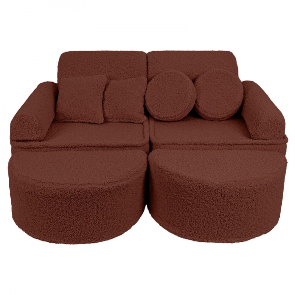 MeowBaby Spielsofa Mini Max Bearly - braun