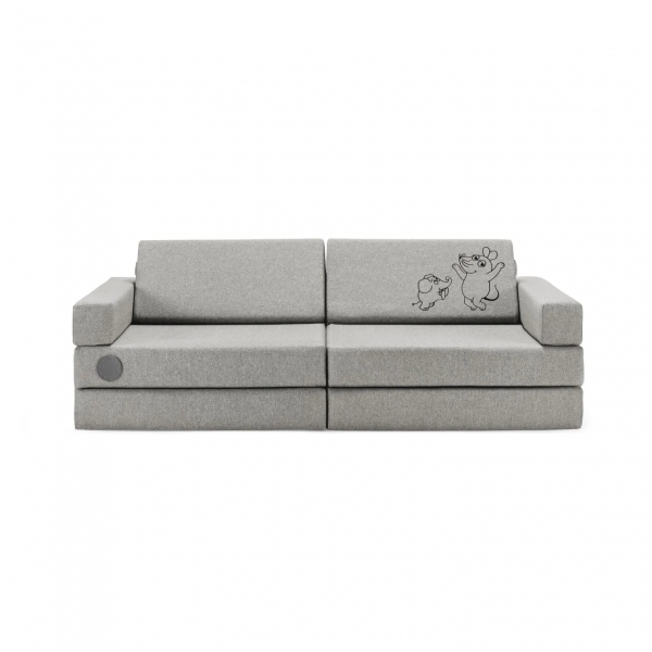 Wonderwuzz Spielsofa OH SO SOFY Classic "Die Maus Edition" Grauffelo