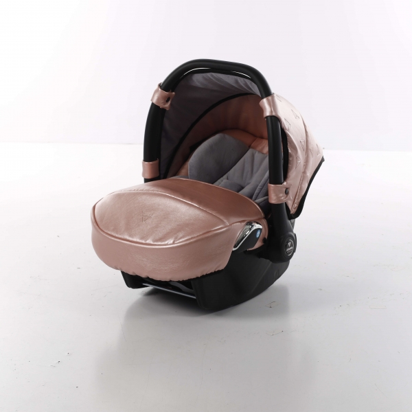 JUNAMA Babyschale Glitter 06 - Pastellrosa