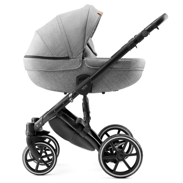DADA PRAMS Kombikinderwagen MAX 500 Dolomite - silver