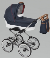 Navington Retro Kombi-Kinderwagen Caravel Sardinia inkl. Wickeltasche