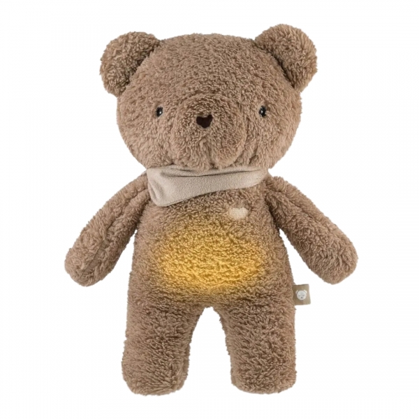 myHummy Baby Einschlafhilfe Bärchen 5-in-1 mit Licht - braun