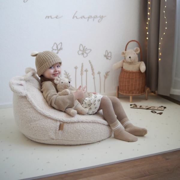 MeowBaby Sitzsack Bearly Bär - beige