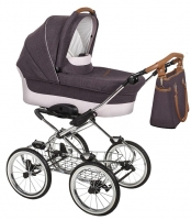 Navington Retro Kombi-Kinderwagen Caravel Zanzibar inkl. Wickeltasche