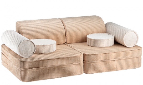 WIGIWAMA Spielsofa Settee Cord - Brown Sugar