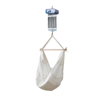 swing2sleep Federwiege mit Motor heia grau & cosy2sleep weiß