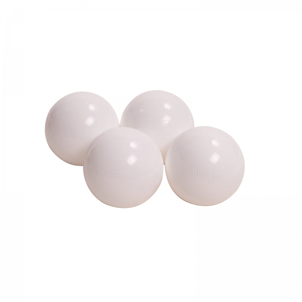 MeowBaby Ballset 50 Bälle 7 cm - weiß