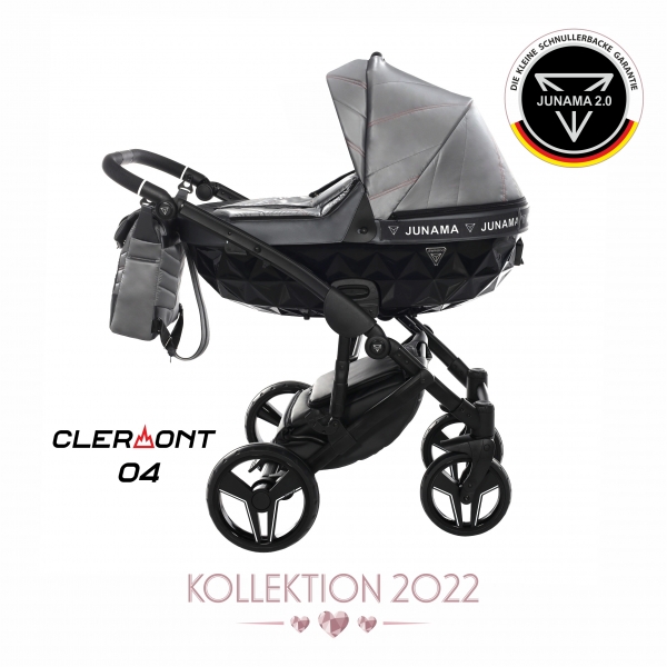 JUNAMA Kombi Kinderwagen ClerMont 04 2.0 - grey
